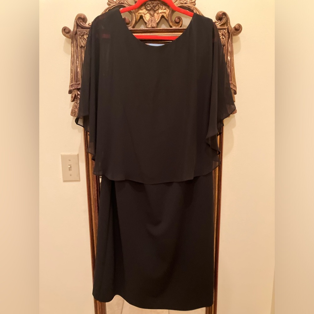Black Drape Dress